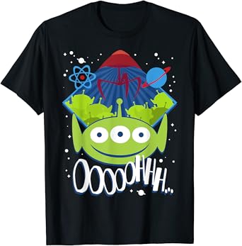 Disney Pixar Toy Story Aliens Ooooohhh Portrait T-Shirt : Amazon.co.uk